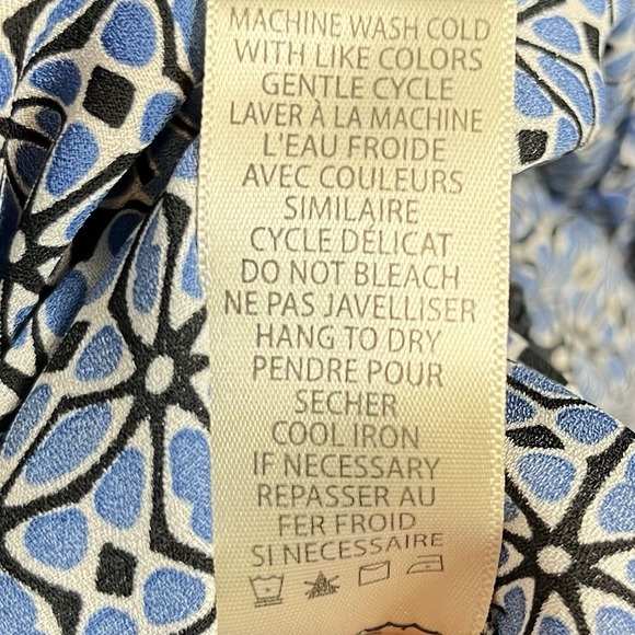 Max Studio Boho Tie Back Midi Dress Small Cottagecore Coastal Oversized Fairy - Picture 12 of 13